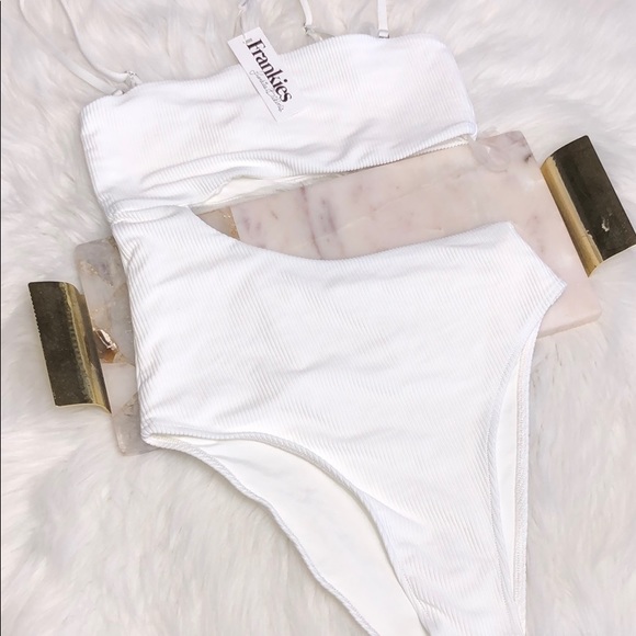 Frankie's Bikinis Other - FRANKIES BIKINIS CARTER RIBBED ONE PIECE SWIMSUIT